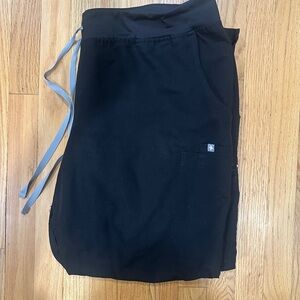 Figs Yola Black Scrub Pants Size XXXL